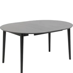 Uitschuifbare Eettafel Saga Zwart - 115/154x115 cm