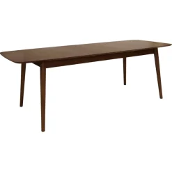 Uitschuifbare Eettafel Saga Bruin - 180/219x90 cm