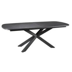 Uitschuifbare Eettafel Zwanenburg Zwart - 220/280x100