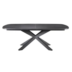 Uitschuifbare Eettafel Zwanenburg Zwart - 220/280x100