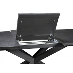 Uitschuifbare Eettafel Zwanenburg Zwart - 220/280x100