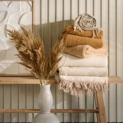 Unique Living Plaid Justin Lichtbruin - 150x200 cm