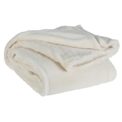 Unique Living Plaid Justin Wit - 150x200 cm