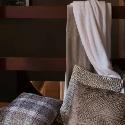 Unique Living Plaid Justin Taupe - 150x200 cm