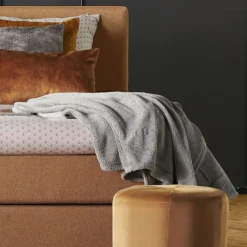 Unique Living Plaid Justin Grijs - 150x200 cm