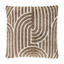 Unique Living Sierkussen Ziza Taupe - 45x45 cm