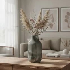 Vaas Atlas Grijs - 33 cm hoog