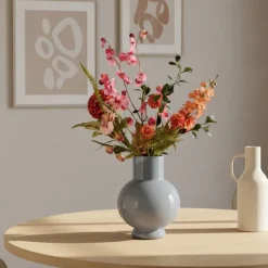 Vaas Deborah Grijs - 22 cm hoog