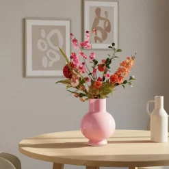 Vaas Deborah Roze - 39 cm hoog