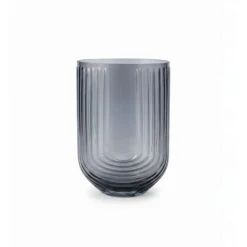 Vaas Mia Donkergrijs - 24 cm hoog