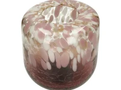 Vaas Vlek Oudroze - 21 cm hoog