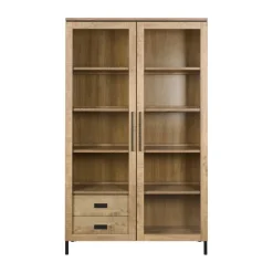 Vitrinekast Culemborg Naturel - 121x200x45 cm
