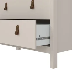 Vitrinekast Dallas Taupe - 79x199x33 cm