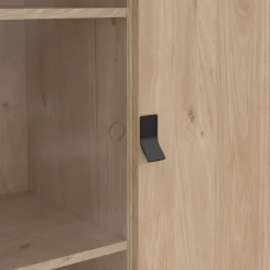 Vitrinekast Denver Eiken - 102x162x40 cm