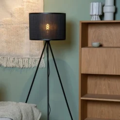 Lucide Vloerlamp Tagalog Zwart