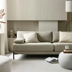 VTwonen Bijzettafel Pebble Wit - 50x50 cm