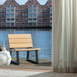 VTwonen Bijzettafel Pebble Wit - 50x50 cm