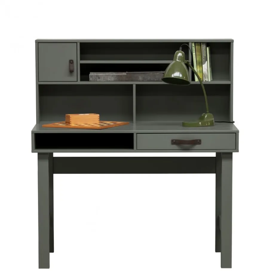 VTwonen Bureau Stage Groen - 110x122x58 cm