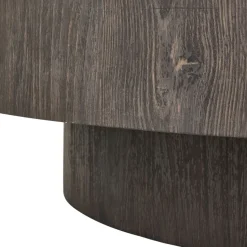 VTwonen Salontafel Shield Too Donkerbruin - Ø 100 cm