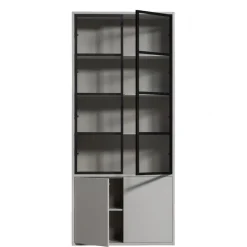 VTwonen Vitrinekast Basic Mist - 101x230x40 cm
