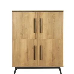 Wandkast Batenburg Naturel - 120x150x45 cm