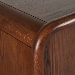 Wandkast Boogie Donkerbruin - 90x120x43 cm