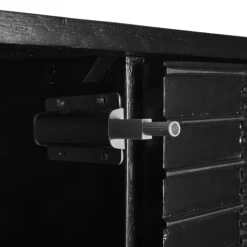 Wandkast Elvas Zwart - 90x160x45 cm