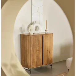 Wandkast Rego Bruin - 90x100x40 cm