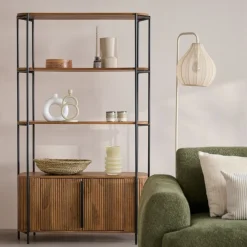 Wandkast Rego Bruin - 98x171x35 cm