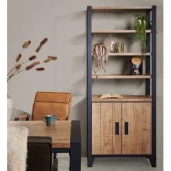 Wandkast Tilburg Naturel - 82x200x45 cm