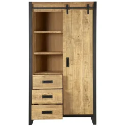 Wandkast Tilburg Naturel - 109x190x45 cm