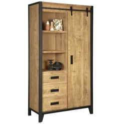 Wandkast Tilburg Naturel - 109x190x45 cm