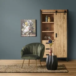 Wandkast Tilburg Naturel - 109x190x45 cm