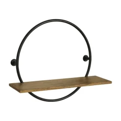 Wandrek Aurano Mango / Zwart - Ø 60 cm