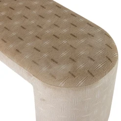 WOOOD Bank Jacob Beige - 130x46 cm