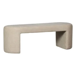 WOOOD Bank Jacob Beige - 130x46 cm