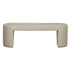 WOOOD Bank Jacob Beige - 130x46 cm