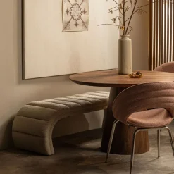 WOOOD Bank Traffic Beige - 163x51 cm