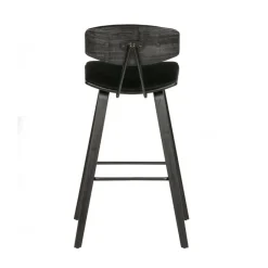 WOOOD Barkruk Senn Zwart