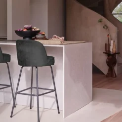 WOOOD Barkruk Vogue Zwart - 80 cm