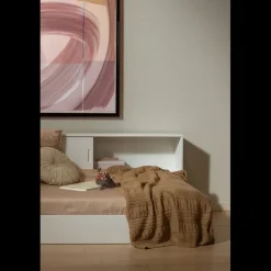 WOOOD Bed Carter Wit - 90x200 cm