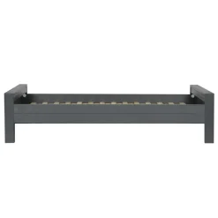 WOOOD Bed Dennis Staalgrijs - 90x200 cm