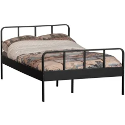 WOOOD Bed Mees Zwart - 120x200 cm