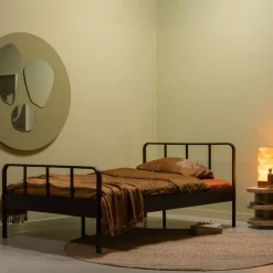 WOOOD Bed Mees Zwart - 120x200 cm
