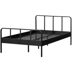 WOOOD Bed Mees Zwart - 120x200 cm