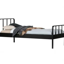 WOOOD Bed Mees Zwart - 90x200 cm
