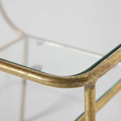 WOOOD Bijzettafel Amazing Goud - 47x40 cm