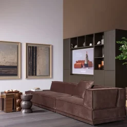 WOOOD Bijzettafel Breno Donkerbruin - Ø 30 cm