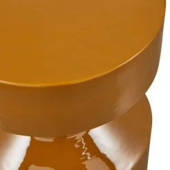 WOOOD Bijzettafel Ferry Honinggeel - Ø 30 cm