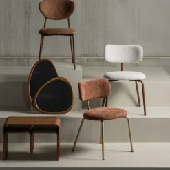 WOOOD Bijzettafel Frey Bruin - 60x32 cm